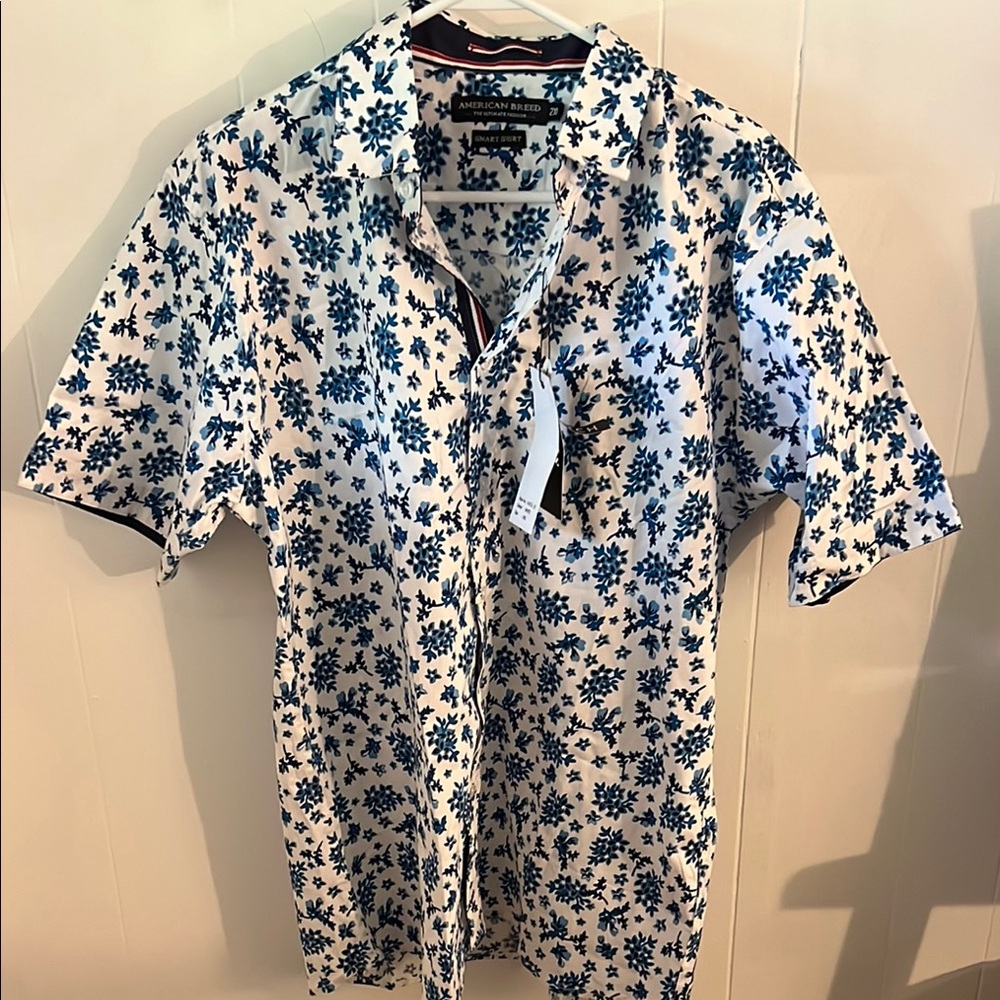 American Breed Smart Shirt Casual Button Down Shirt NWT $119